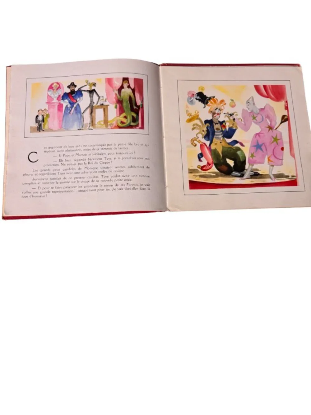 Guy Des Cars Toni Roi Du Cirque FRENCH France 1944 Illustrated Childrens Book HC